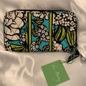 Vintage Vera Bradley Island Blooms accordion wallet